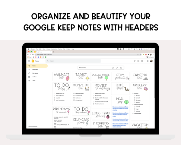 Spring Google Keep Headers - Image 2