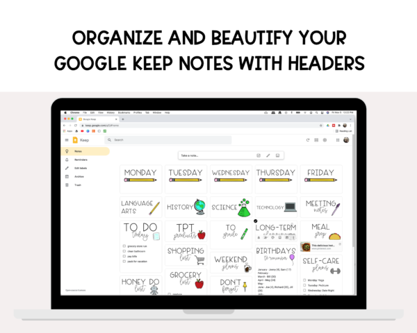 TEACHER EDITION Google Keep Headers - Image 6