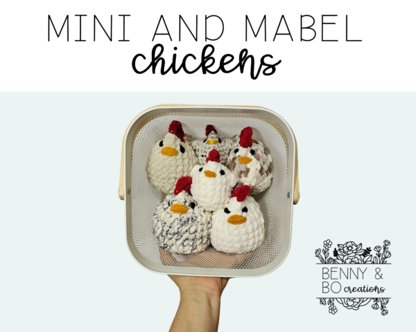 Mini and Mabel Chickens