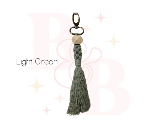 Handmade Macrame Diffuser Keychain - Image 6