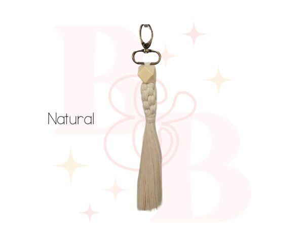 Handmade Macrame Diffuser Keychain - Image 5